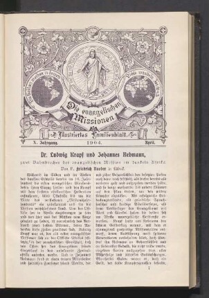 X. Jahrgang. 1904. April