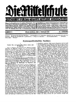 Erziehungswissenschaftliche Rundschau