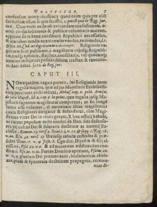 Caput III. - IV.