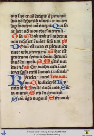 (4r - 6r) Die Litanei.