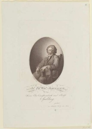 Bildnis des Jo.h. Fr.d. Wil.h. Jerusalem