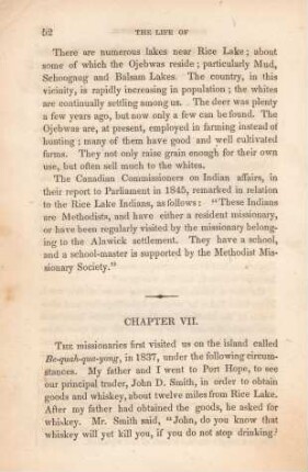 Chapter VII. [Missionaries' first visit; conversion, camp meeting]