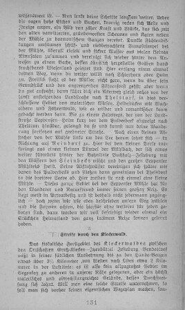 II. Streife durch den Kleckerwald.