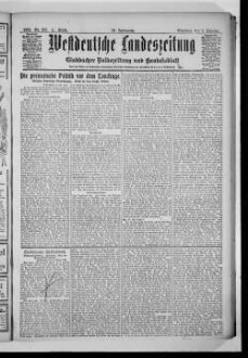 Westdeutsche Landeszeitung : Gladbacher Volkszeitung und Handelsblatt : allgemeiner Anzeiger für den gesamten Niederrhein : die Niederrheinische Heimatzeitung