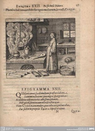 Emblema XXII. De secretis Naturae.