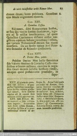 Cap. XXVI. P. Decius Mus, pater