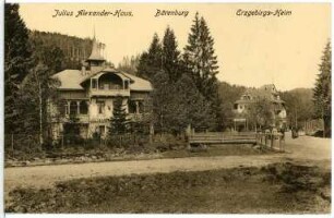 Bärenburg. Julius Alexander-Haus und Gasthof