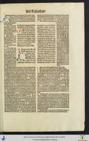 Epistola Pauli ad Galathas cum postilla