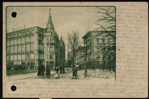 Leipzig: Eingang in die Petersstraße