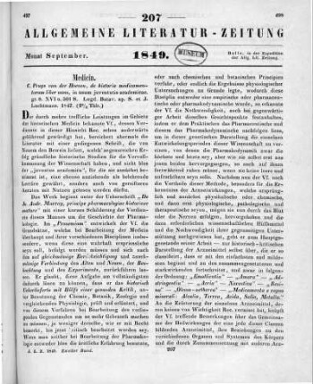 Hoeven, C. P.: De historia medicamentorum in usum juventutis academicae liber unus. Lugduni Batavorum: Luchtmans 1847