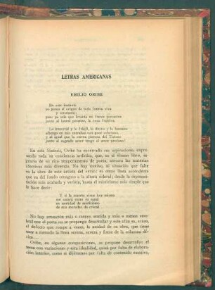 Letras americanas