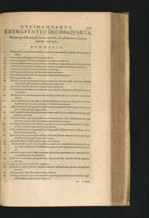 Exercitatio Decima Quarta. De mora per litis contestationem contracta, & aestimatione ad tempus eiusdem referenda.
