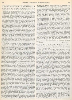 680-682 [Rezension] Ullmann, Walter, Die Machtstellung des Papsttums im Mittelalter