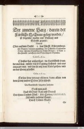 Der zinnerne Sarg