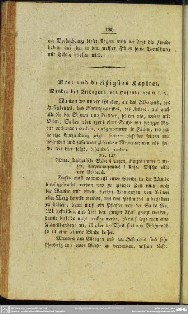 Drei und dreißigstes Kapitel. Wunden des Ellbogens, des Hosenbeines u.s.w.