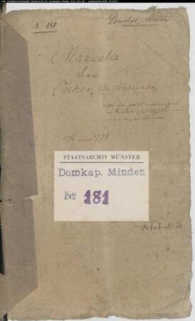 Obödienz Barsinghausen: Einbeziehung der Einkünfte von den Zinsleuten zu Rinteln (Manualia)