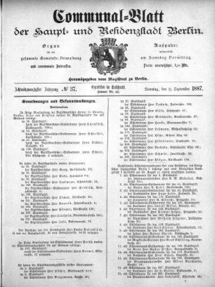 1887,37: No. 37, 11. September 1887