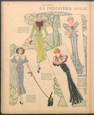 La primavera: Eficaz colaboradora de la moda [Dibujos]