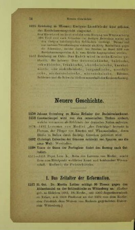 Neuere Geschicht