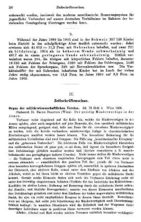 58-59, IV. Zeitschriftenschau