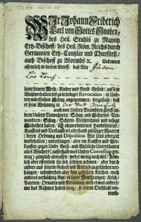 Schutzaufnahmen