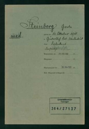 Grete Steinberg (1910-1943)