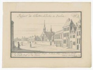 "Prospect der Kloster= Kirche in Berlin"