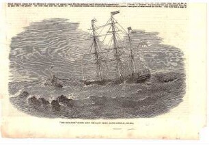 The "Cataragui" coming down the Galop Rapids, above Montreal, Canada