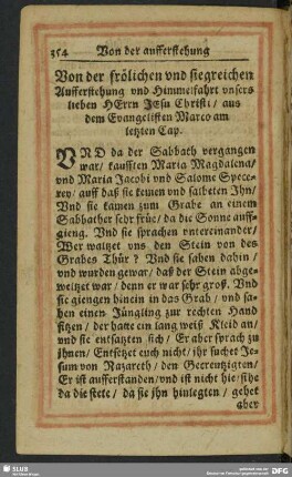 Von der frölichen und siegreichen Aufferstehung und Himmelfahrt unsers lieben Herrn Jesu Christi