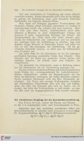 15: Die chemischen Vorgänge bei der Quecksilberverstärkung