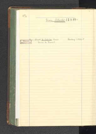 Erwin Albrecht (05.07.1897)
