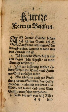 Kurtzer und Nothwendiger Bericht vom H. Abendtmal