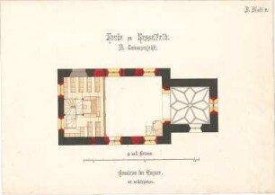 Dolmetsch, Heinrich; Kesselfeld (Baden-Württemberg); Ev. Filialkirche, Restaurierung und Umbau - Umbau - Empore (Grundriss)