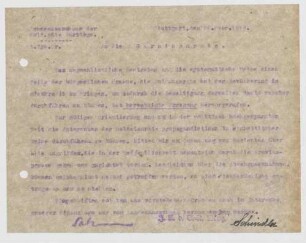 Bitte des Landesausschusses der Soldatenräte um Berichte über Angriffe der öffentlichkeit auf die Soldatenräte