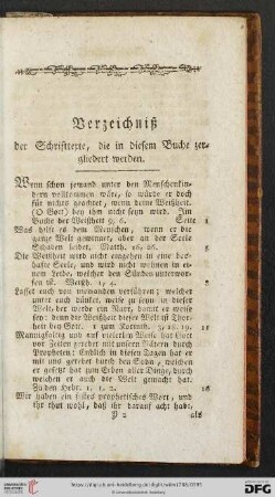 Verzeichniß