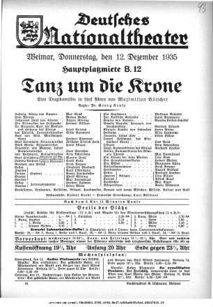 Tanz um die Krone