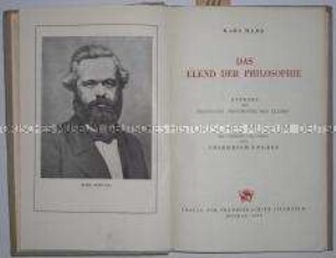 Philosophische Abhandlung von Karl Marx