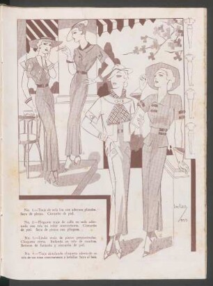 [Ropas o trajes de calle por Inclán 1935]