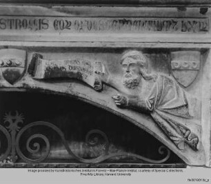 Reliefs mit Propheten und Strozziwappen - Reliefs: Propheten mit Spruchbändern und Strozziwappen