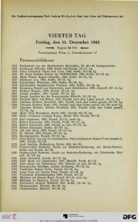 Personenbildnisse (Nr. 1252-1351)