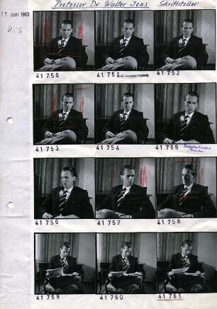 Portraitserie Walter Jens