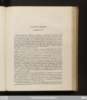 Chapitre Premier Généralités