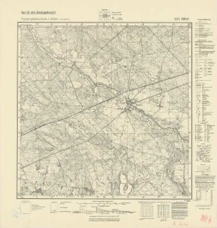 2272 Rittel, Topographische Karte 1:25000 (4cm - Karte)