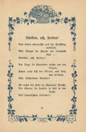 Sterben, ach, sterben!