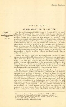 Chapter IX. Administration of justice
