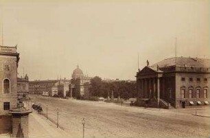 Partie vom Opernhaus bis zum Königlichen Schloß, von der Universität gesehen