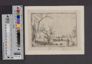 [Landschaft mit Schlittschuhläufern]