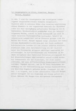 3.7 Gesamtgehalte an Eisen, Aluminium, Mangan, Kalium, Phosphor