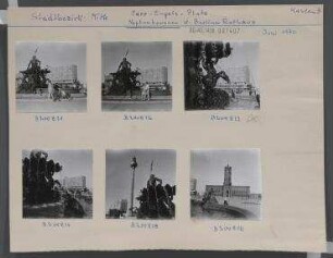 Neptunbrunnen. Berlin, Mitte, Marx-Engels-Platz (ab 1994 Schloßplatz)