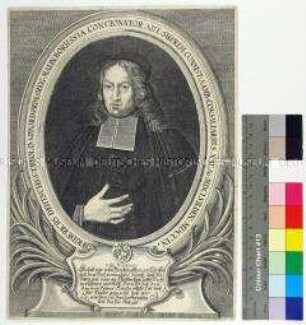 Porträt des evangelischen Theologen und Oberhofpredigers Friedrich Deutsch